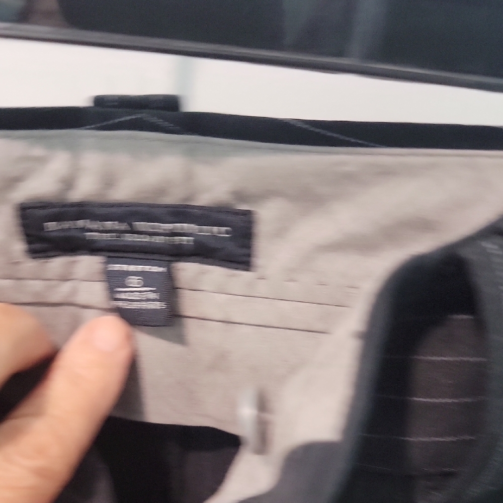 Banana Republic Black Pinstripe Trousers - Picture 4 of 5